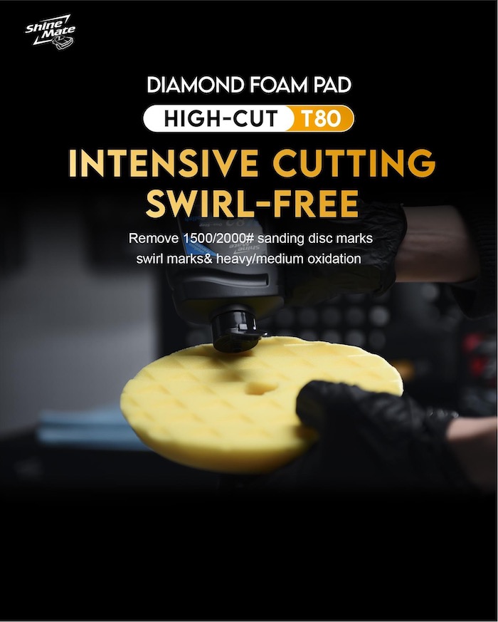 ShineMate 4 Foam Pad High Cutting (T80 Black Diamond Line)